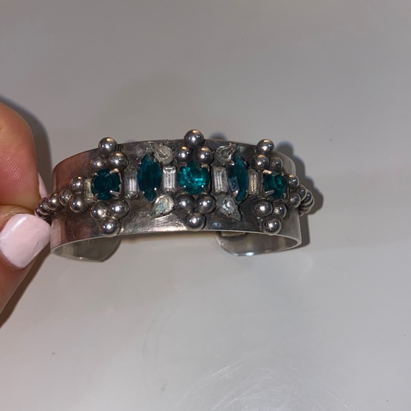 DANNIJO Metal Cuff with Gems Bracelet 🆕 - Picture 9 of 12